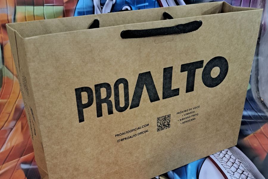 Sacola de Papel Kraft Personalizada Direto da Fábrica
